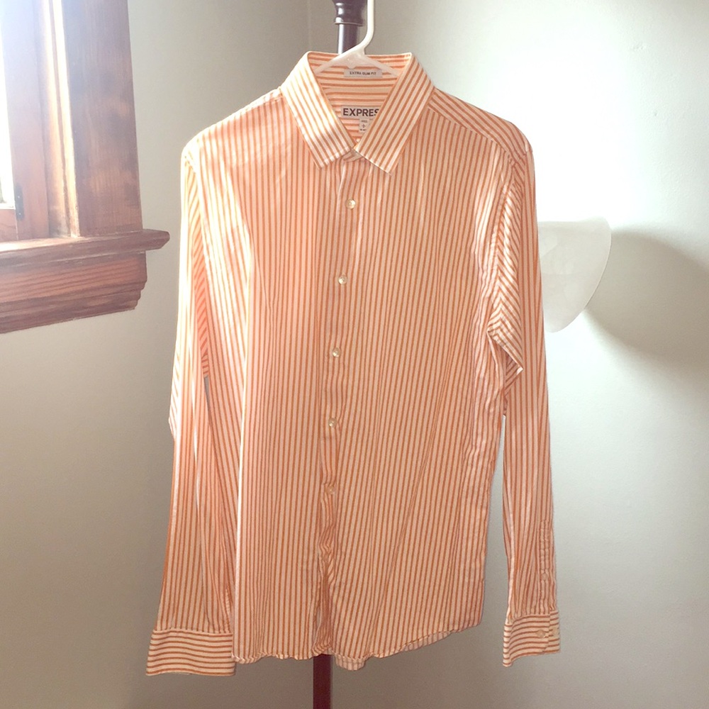 Men’s Express Striped Button Down